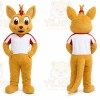 Tan Kangaroo Mascot Costume for Sports Events