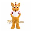 Tan Kangaroo Mascot Costume for Sports Events Tan Kangaroo Mascot Costume for Sports Events
