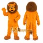 Orange Lion Mascot Costume for Children's Events