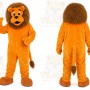 Orange Lion Mascot Costume for Children's Events