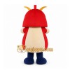 Red Cartoon Warrior Mascot Costume for Events and Promotions Red Cartoon Warrior Mascot Costume for Events and Promotions