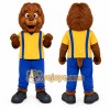 Brown Lion Mascot Costume for Sports Events