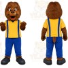 Brown Lion Mascot Costume for Sports Events