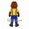 Brown Lion Mascot Costume for Sports Events
