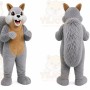 Gray Squirrel Mascot Costume for Events and Promotions