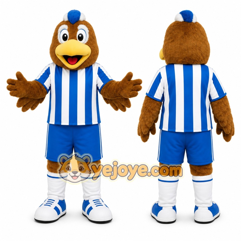 Brown Bird Mascot Costume for Sports Events Brown Bird Mascot Costume for Sports Events