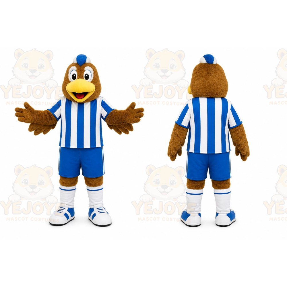 Brown Bird Mascot Costume for Sports Events