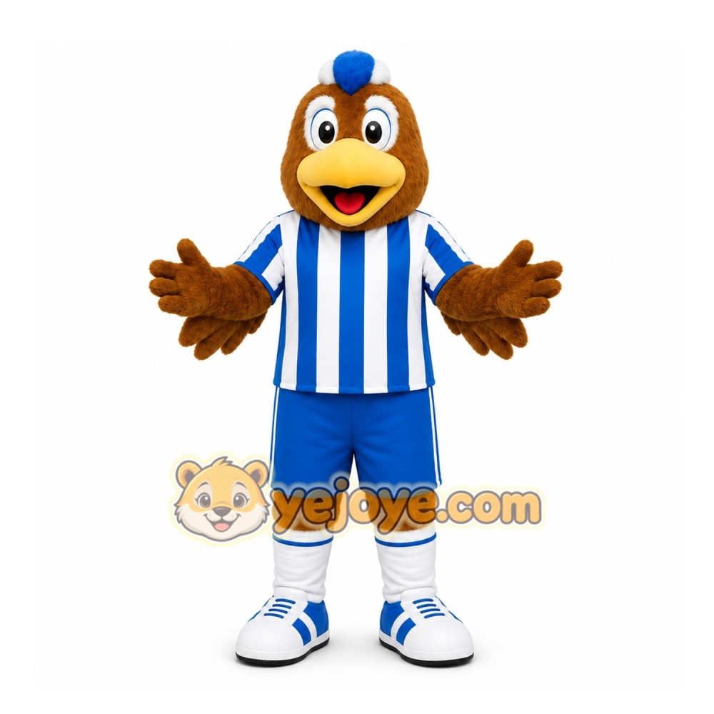Brown Bird Mascot Costume for Sports Events Brown Bird Mascot Costume for Sports Events