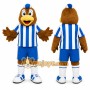Brown Bird Mascot Costume for Sports Events
