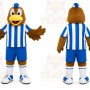 Brown Bird Mascot Costume for Sports Events