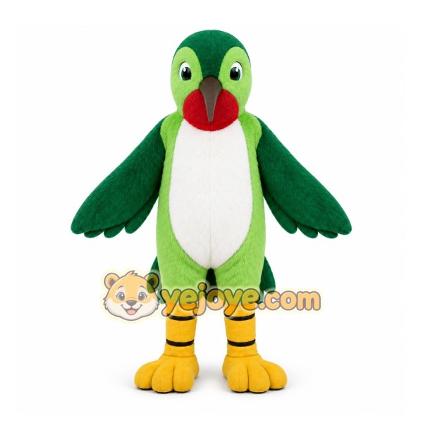 Green Hummingbird Mascot Costume for Events and Promotions