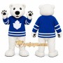 White Polar Bear Mascot Costume for Sports Events