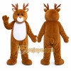 Brown Reindeer Mascot Costume for Holiday Events Brown Reindeer Mascot Costume for Holiday Events