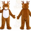 Brown Reindeer Mascot Costume for Holiday Events