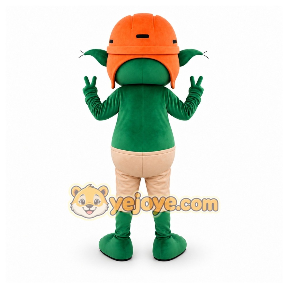 Green Goblin Mascot Costume for Sports Events
