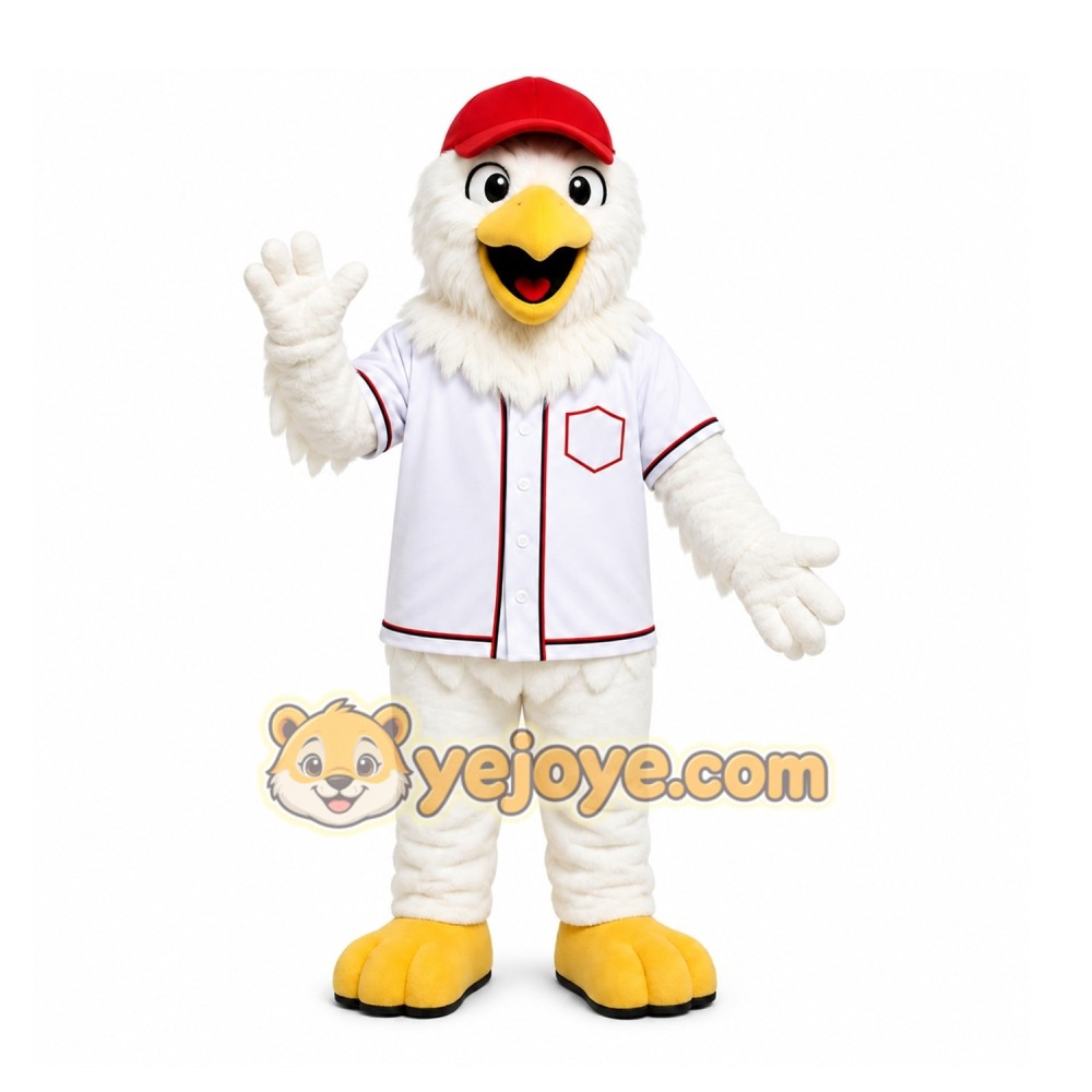 White Eagle Mascot Costume for Sports Events White Eagle Mascot Costume for Sports Events