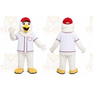 White Eagle Mascot Costume for Sports Events