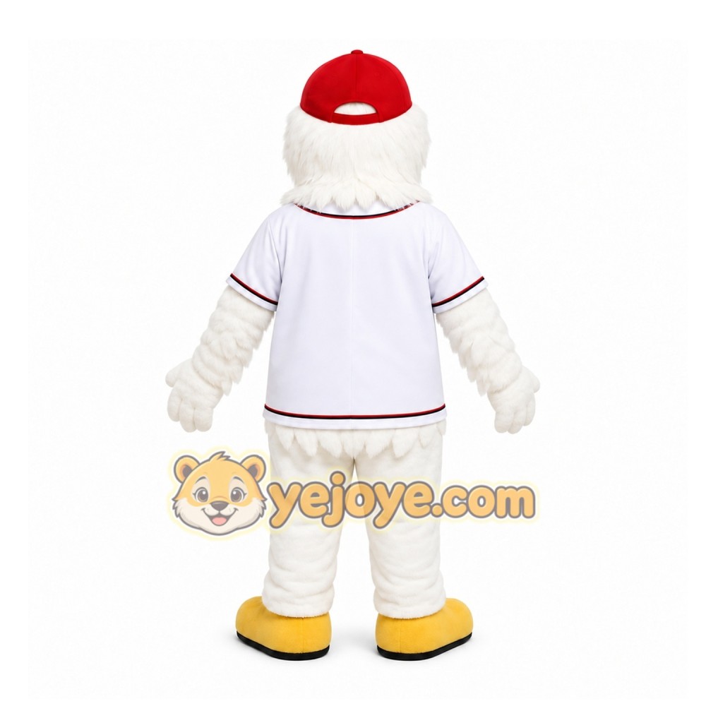White Eagle Mascot Costume for Sports Events White Eagle Mascot Costume for Sports Events