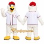 White Eagle Mascot Costume for Sports Events