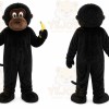Black Monkey Mascot Costume for Events and Promotions