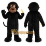 Black Monkey Mascot Costume for Events and Promotions