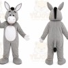Gray Donkey Mascot Costume for Events and Promotions
