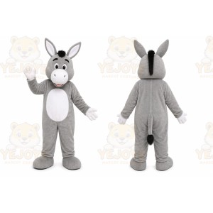 Gray Donkey Mascot Costume for Events and Promotions