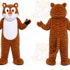 Orange Tiger Mascot Costume for School Events