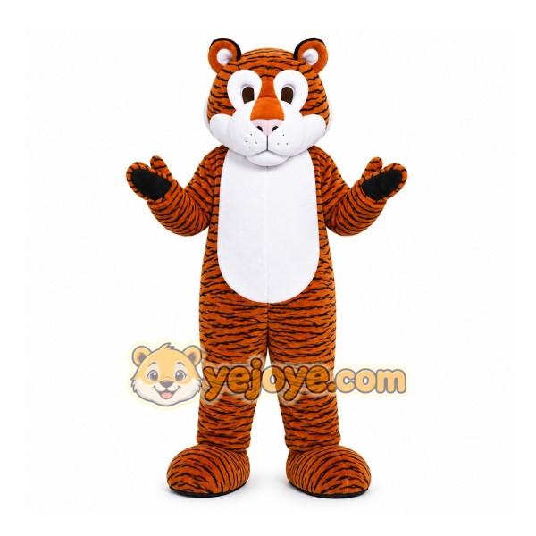 Orange Tiger Mascot Costume for School Events Orange Tiger Mascot Costume for School Events