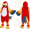 Red Parrot Mascot Costume for Events and Promotions