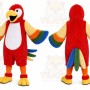 Red Parrot Mascot Costume for Events and Promotions