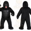 Black Gorilla Mascot Costume for Events and Promotions