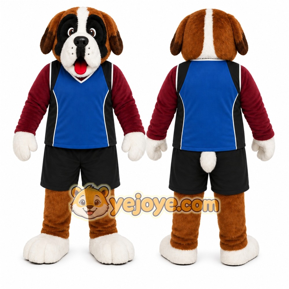 Brown Dog Mascot Costume for Sports Events Brown Dog Mascot Costume for Sports Events