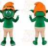 Green Goblin Mascot Costume for Sports Events