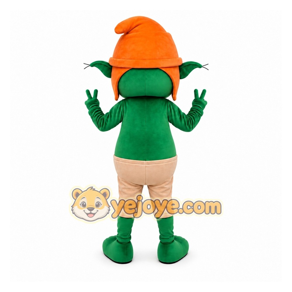 Green Goblin Mascot Costume for Sports Events