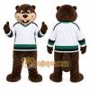 Brown Beaver Mascot Costume for Sports Events Brown Beaver Mascot Costume for Sports Events
