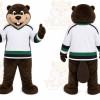 Brown Beaver Mascot Costume for Sports Events