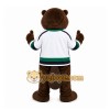 Brown Beaver Mascot Costume for Sports Events Brown Beaver Mascot Costume for Sports Events