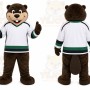Brown Beaver Mascot Costume for Sports Events