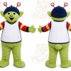 Green Alien Mascot Costume for Children's Events