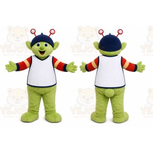 Green Alien Mascot Costume for Children's Events