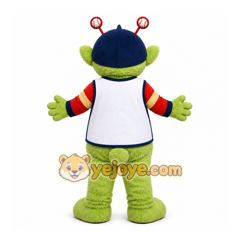 Green Alien Mascot Costume for Children's Events Green Alien Mascot Costume for Children's Events