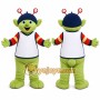 Green Alien Mascot Costume for Children's Events