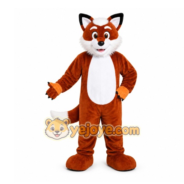 Brown Fox Mascot Costume for Events and Promotions