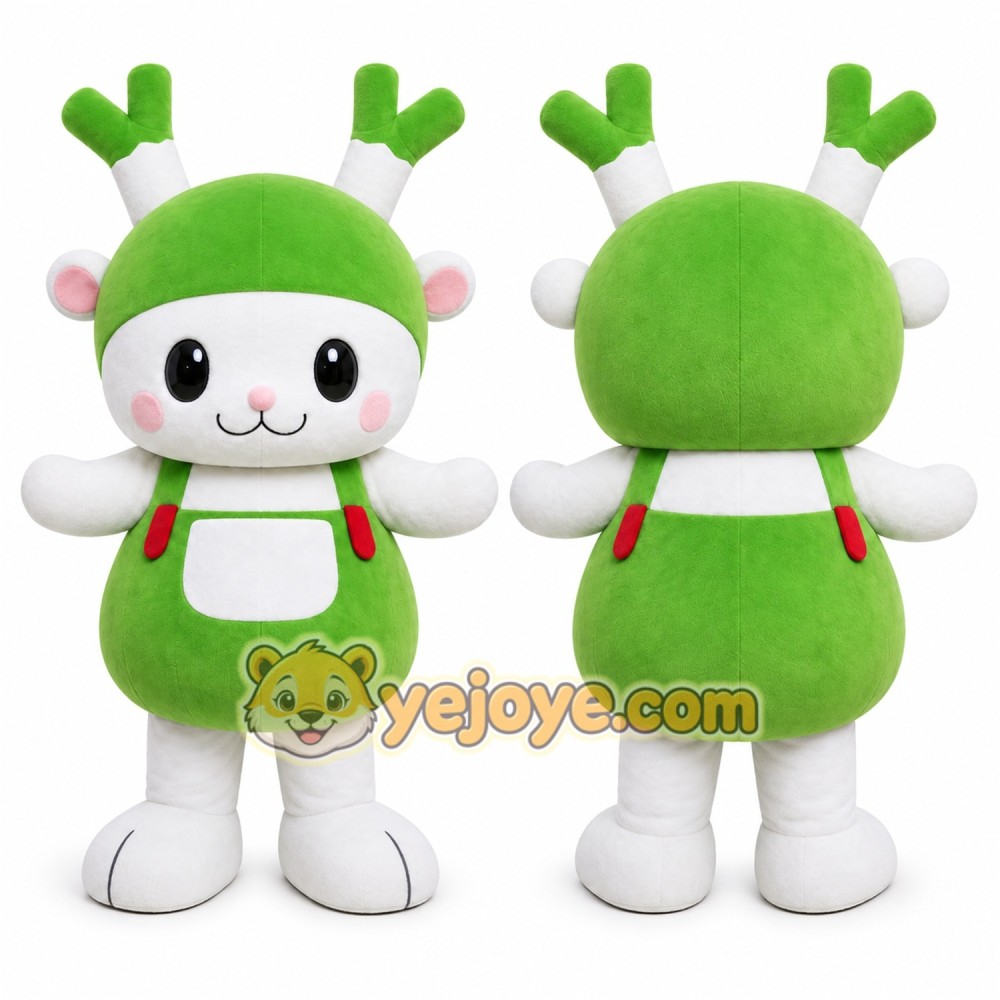 Green Deer Mascot Costume for Children's Events Green Deer Mascot Costume for Children's Events