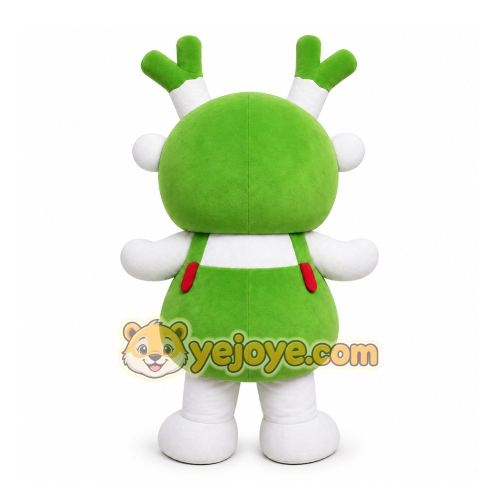 Green Deer Mascot Costume for Children's Events Green Deer Mascot Costume for Children's Events