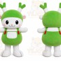 Green Deer Mascot Costume for Children's Events