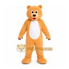 Orange Bear Mascot Costume for Children's Events Orange Bear Mascot Costume for Children's Events