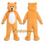 Orange Bear Mascot Costume for Children's Events