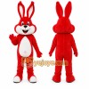 Red Rabbit Mascot Costume for Holiday Events Red Rabbit Mascot Costume for Holiday Events